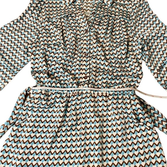 FATE WOMENS COLORFUL ABSTRACT PATTERN BELTED ROMERO SIZE SMALL - Picture 5 of 15